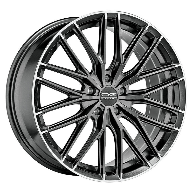Llanta OZ Gran Turismo HLT 19x8.5" 5x112 ET45 Star Graphite Diamond Lip