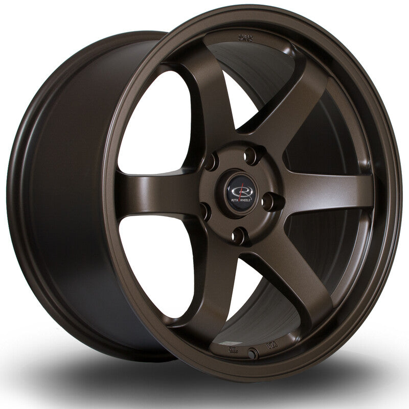 Llanta Rota Grid 18x9.5" 5x114.3 ET38 Bronze