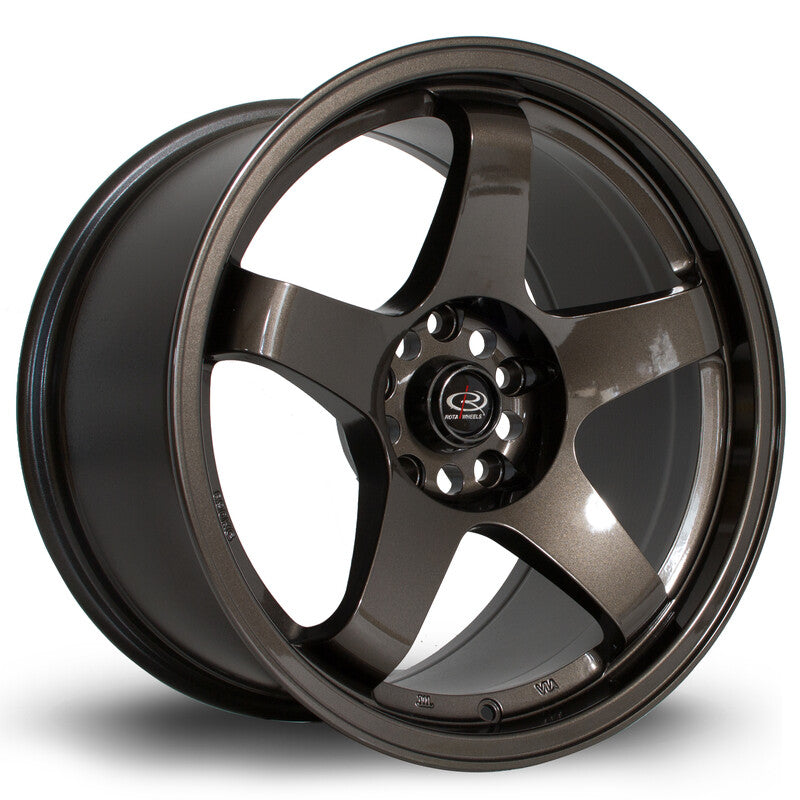 Llanta Rota GTR 17x9.5" 5x114.3 ET30 Gunmetal