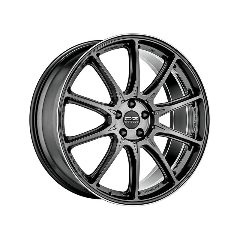 Llanta OZ Hyper XT HLT 22x10" 5x112 ET54 Star Graphite, Diamond Lip