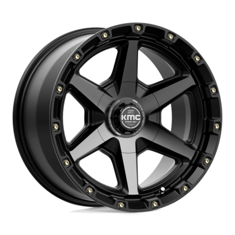 Llanta KMC KM101 Tempo 20x9" 6x135/139.7 ET0 Satin Black, Gray Tint