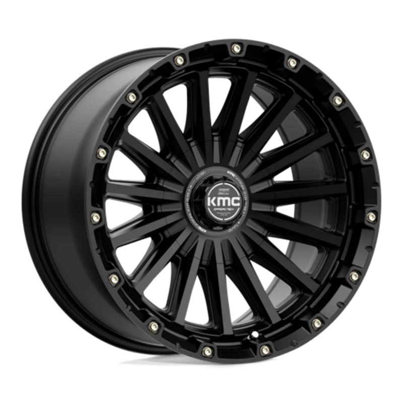 Llanta KMC KM102 Signal 17x9" 5x127/139.7 ET00 Satin Black