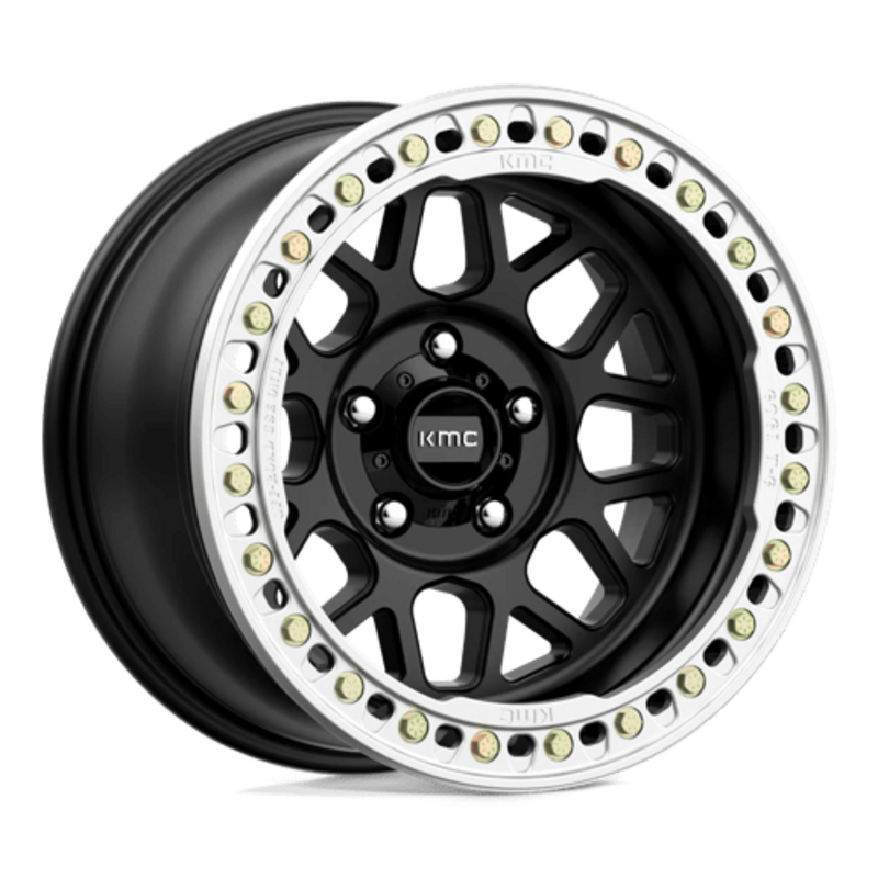 Llanta KMC KM235 Grenade Crawl Beadlock 17x8.5" 5x127 ET18 Satin Black