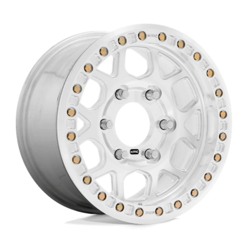 Llanta KMC KM444 Mesa Forged Beadlock 17x9" 5x139.7 ET25 Raw Machined