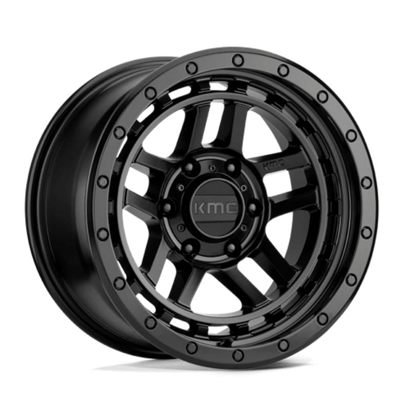 Llanta KMC KM540 Recon 17x8.5" 5x127 ET18 Satin Black