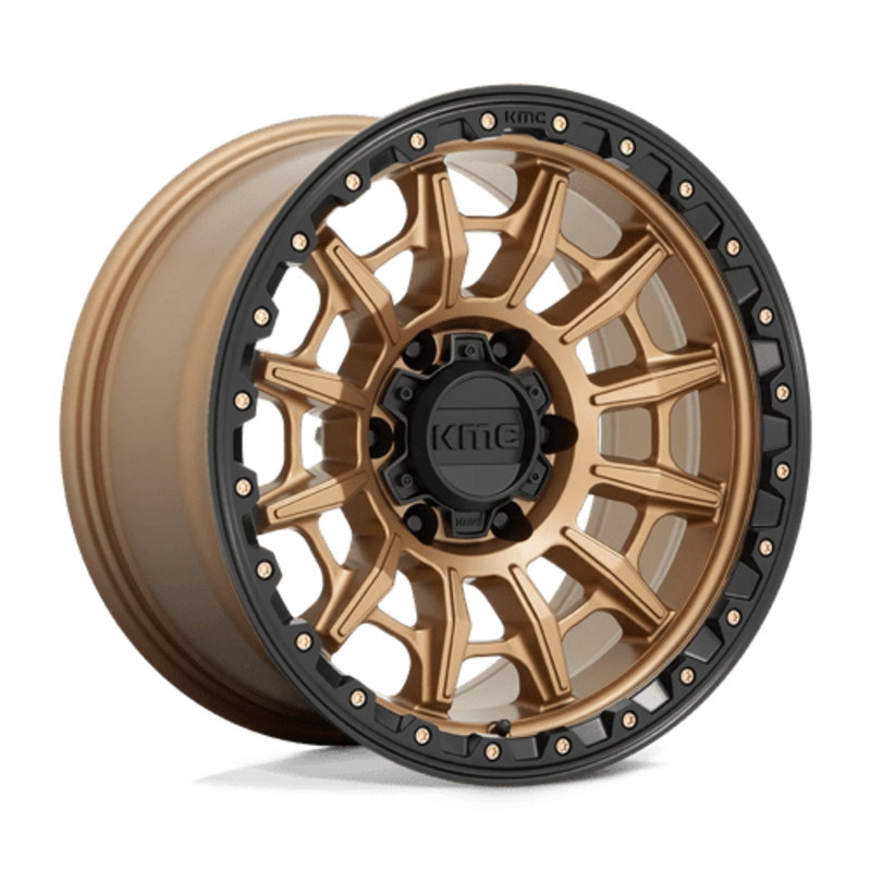 Llanta KMC KM547 Carnage 17x9" 6x135 ET0 Flat Bronze, Black Lip