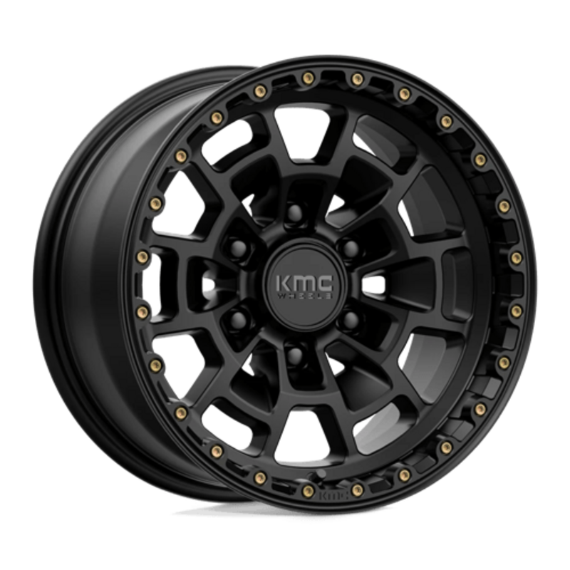 Llanta KMC KM718 Summit 17x8.5" 6x139.7 ET0 Satin Black