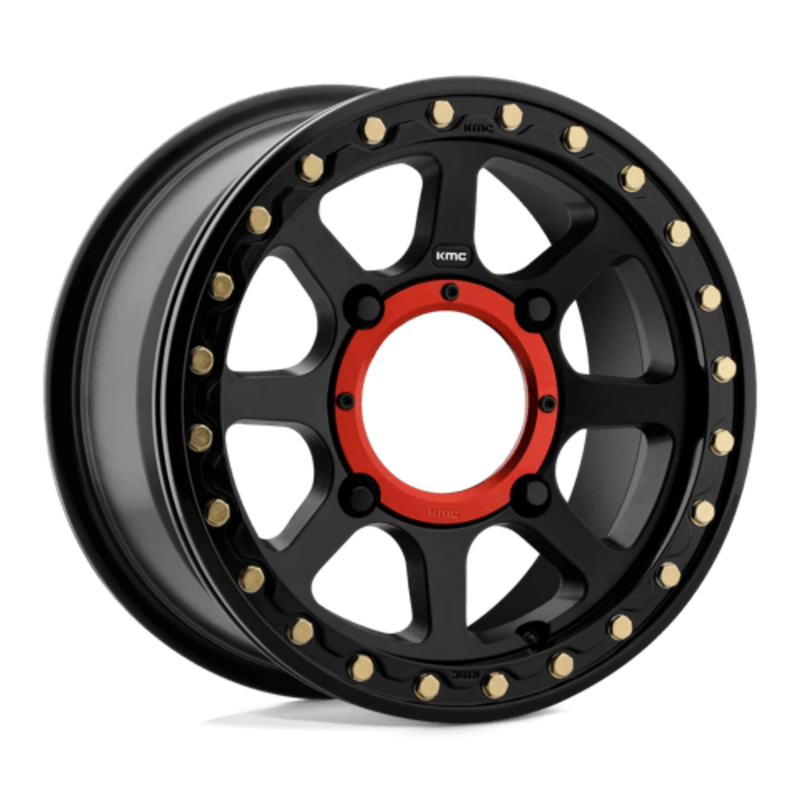 Llanta KMC KS234 Addict 2 UTV Beadlock 15x6" 4x137 ET38 Satin Black