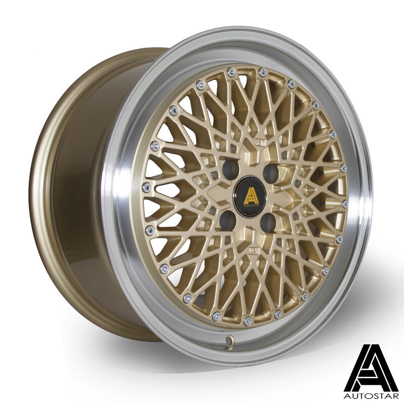 Llanta Autostar Minus 17x8" 4x100 ET30 Polished Lip