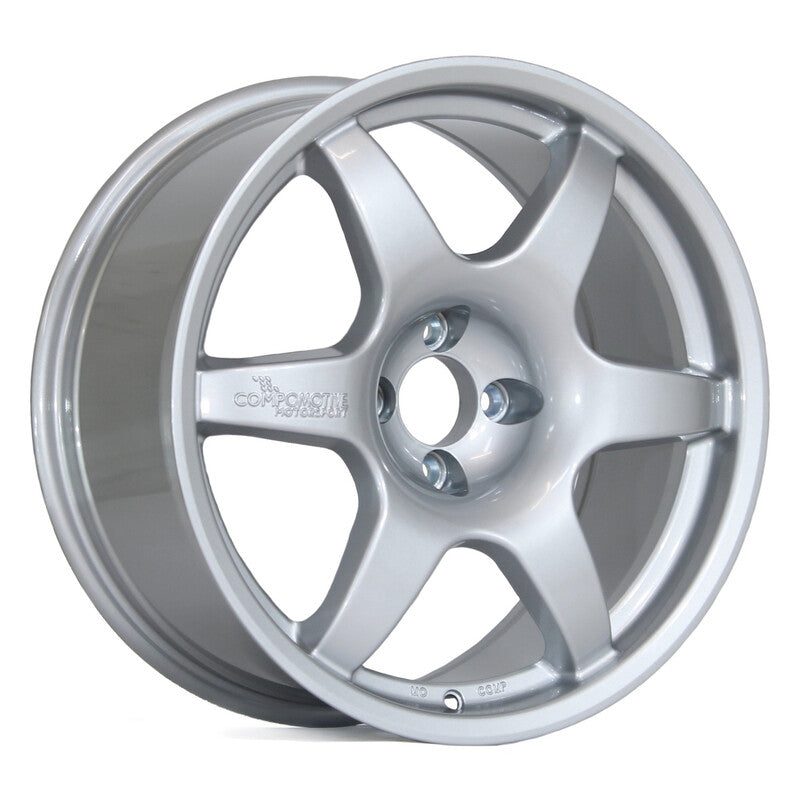 Llanta Compomotive MO 1785 17x8" 4x100 ET20 Silver (VW/Opel/BMW E30 - 67 Mm)