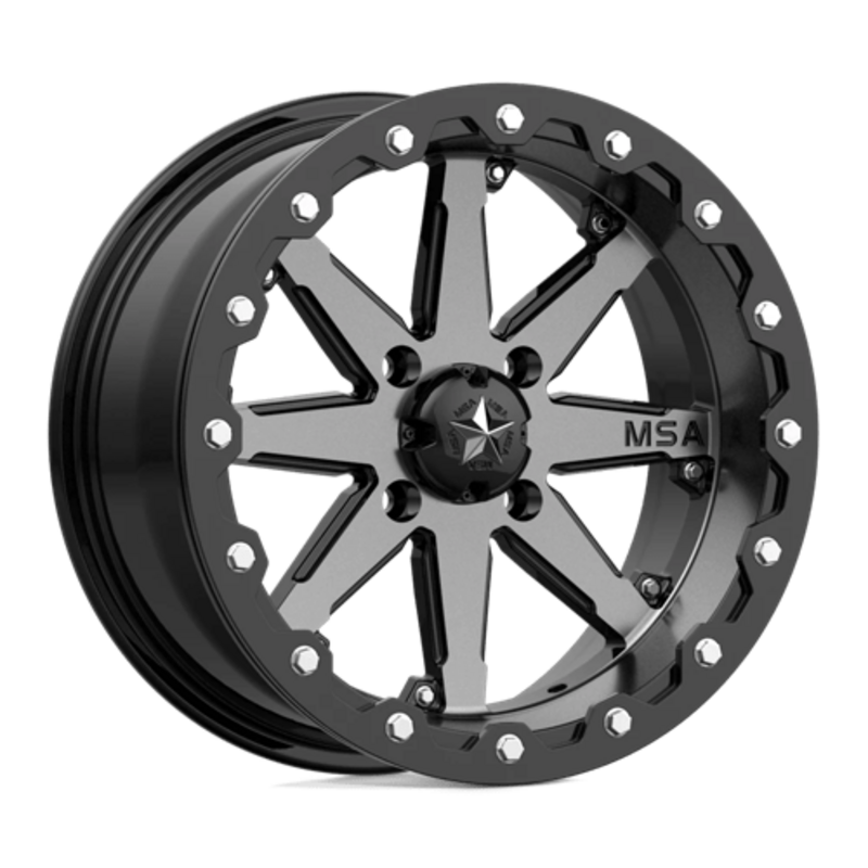Llanta MSA Offroad M21 Lok Beadlock 14x7" 4x137 ET00 Charcoal Tint