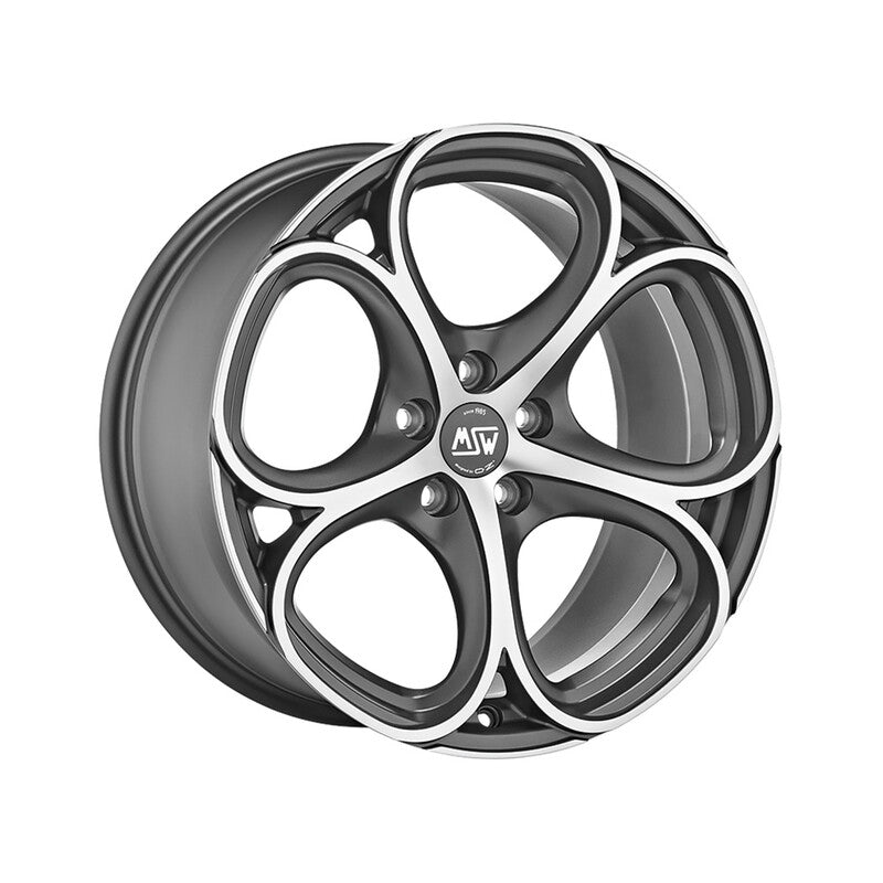 Llanta MSW 82 19x8" 5x110 ET42 Gunmetal, Machined Spokes