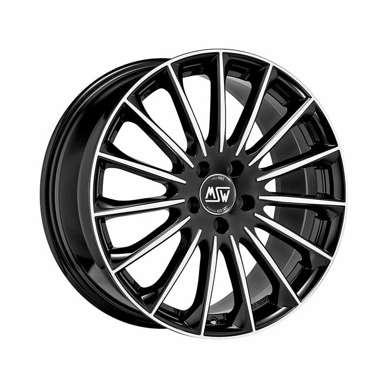 Llanta MSW 30 19x8.5" 5x112 ET38 Black Full Polished