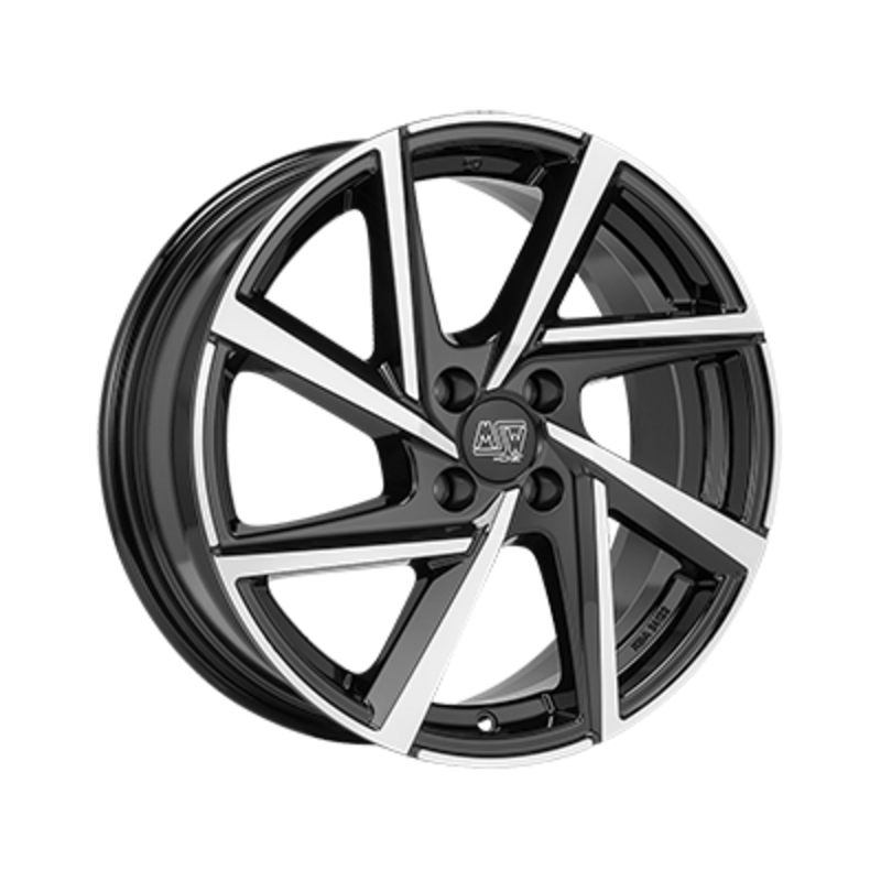 Llanta MSW 80-4 16x6.5" 4x108 ET20 Gloss Black, Machined Spokes