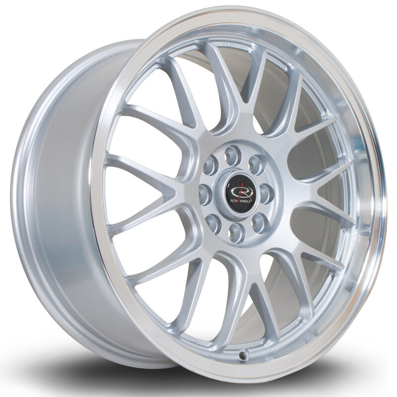Llanta Rota MXR 17x7.5" 4x100/108 ET40 Silver