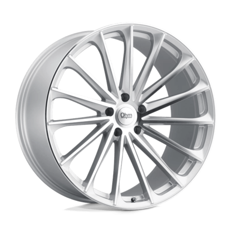 Llanta OHM Proton 20x9" 5x114.3 ET30 Silver, Mirror Cut Face
