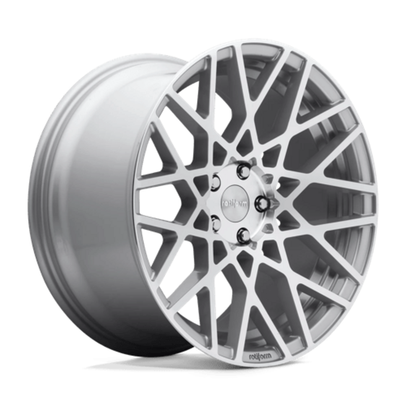 Llanta Rotiform BLQ 18x8.5" 5x100 ET35 Gloss Silver Machined