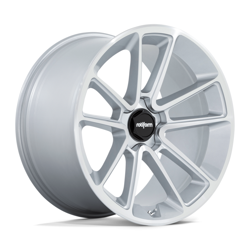 Llanta Rotiform BTL 22x12" 5x130 ET55 Gloss Silver, Machined Face