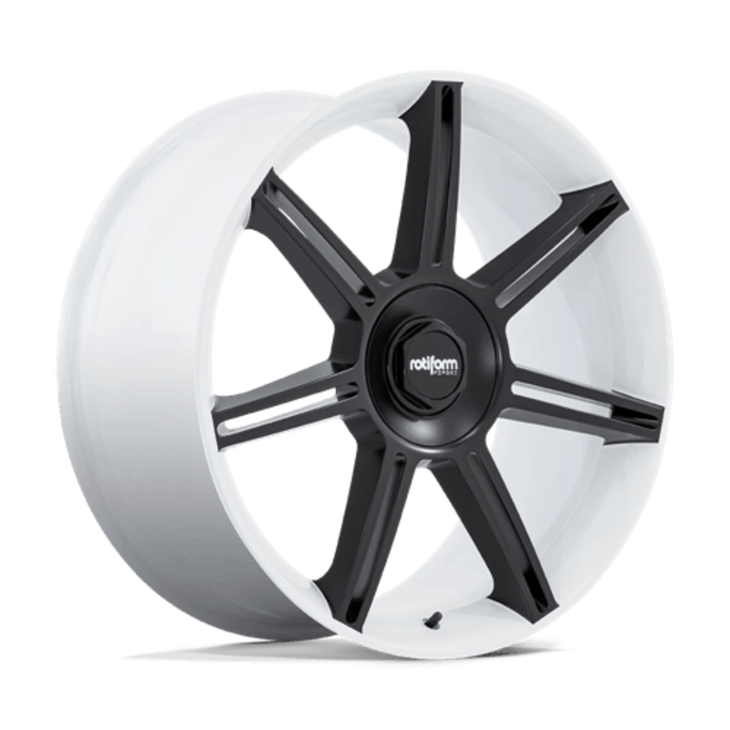 Llanta Rotiform FRA 22x10" 5x130 ET56 Gloss White & Matte Black