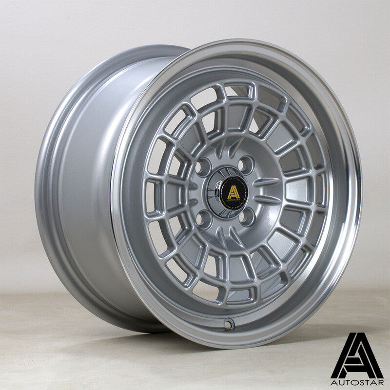 Llanta Autostar Roulette 15x7" 4x100 ET40 Silver
