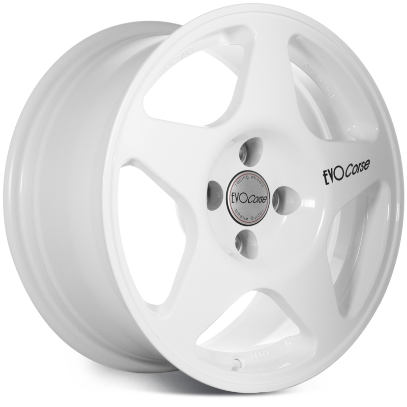 Llanta Evo Corse Lion V39 15x7" 4x108 ET26 White