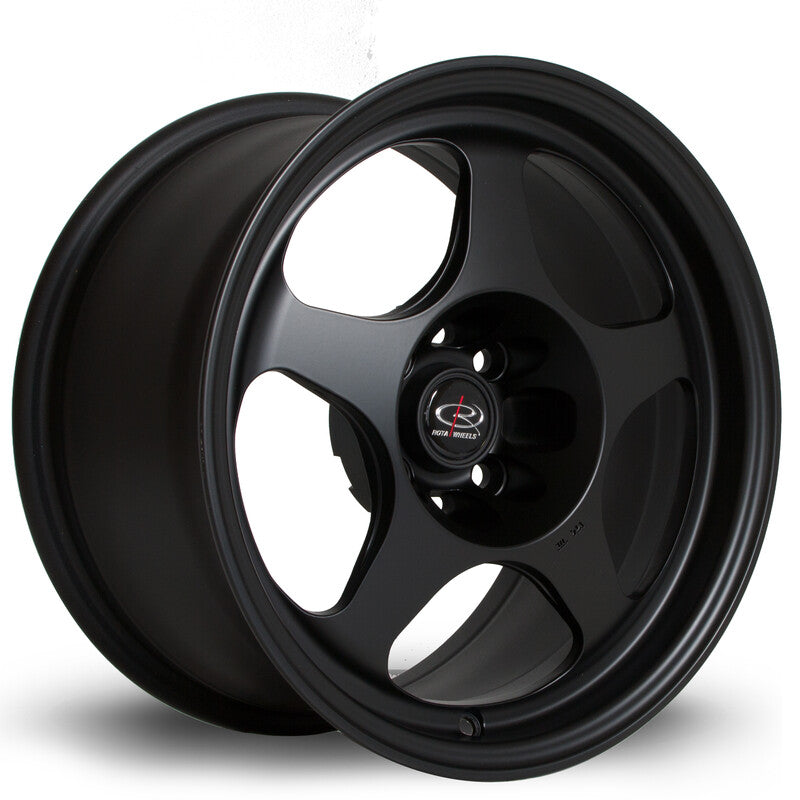 Llanta Rota Slipstream 15x8" 4x108 ET25 Flat Black