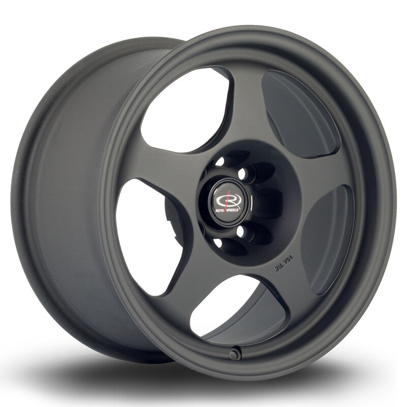 Llanta Rota Slipstream 15x8" 4x108 ET25 Flat Black