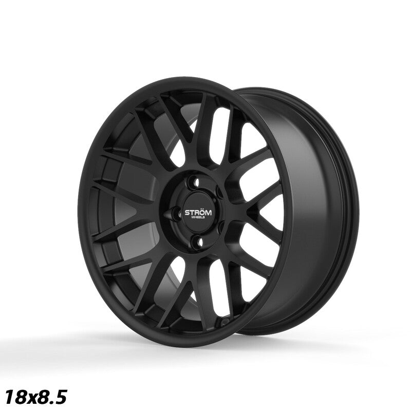Llanta Ström STR2 18x8.5" 5x120 ET20 Full Satin Black