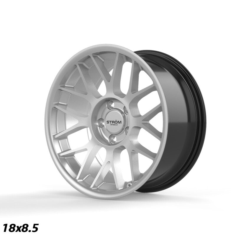 Llanta Ström STR2 18x8.5" 5x120 ET20 Quartz Silver