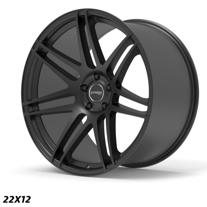 Llanta Ström STR3 22x12" 5x120 ET35 Full Satin Black
