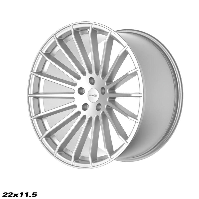 Llanta Ström STR4 22x11.5" 5x112 ET30 Platinum Silver