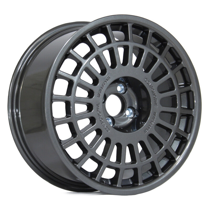 Llanta Compomotive TH2 1781 17x8" 4x98 ET35 Metallic Grey (Fiat 500 - 58.1 Mm)
