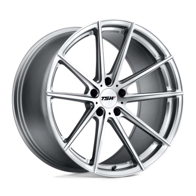Llanta TSW Bathurst 20x10" 5x112 ET25 Silver, Mirror Cut Face