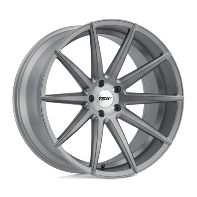 Llanta TSW Clypse 18x8.5" 5x114.3 ET40 Flat Brushed Titanium
