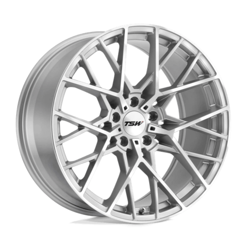 Llanta TSW Sebring 19x8.5" 5x108 ET42 Silver, Mirror Cut Face