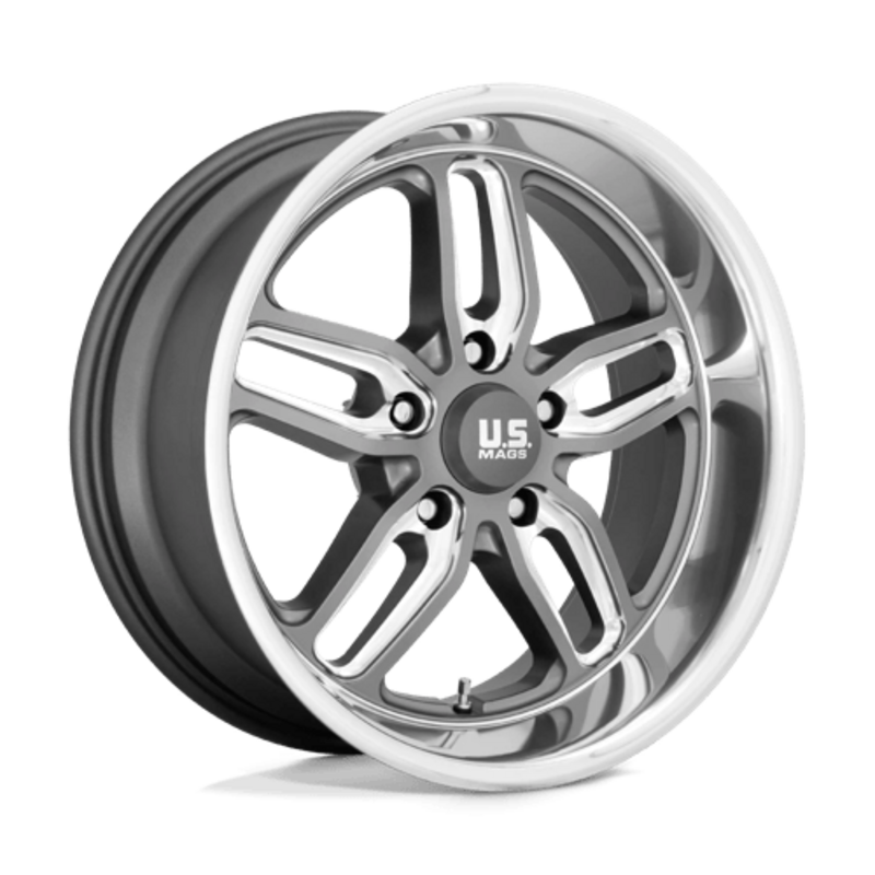 Llanta US Mags U129 CTen 20x10" 5x120.65 ET1 Matte Gunmetal Milled