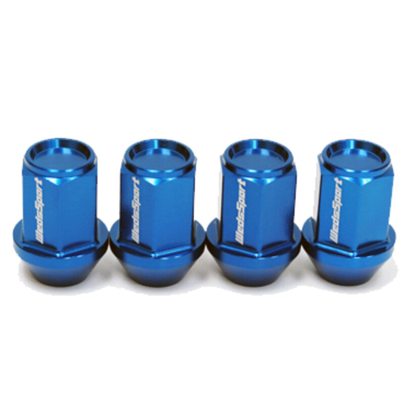 WedsSport M12x1.5 Forged Aluminium azul tuercas de rueda (juego de 4)