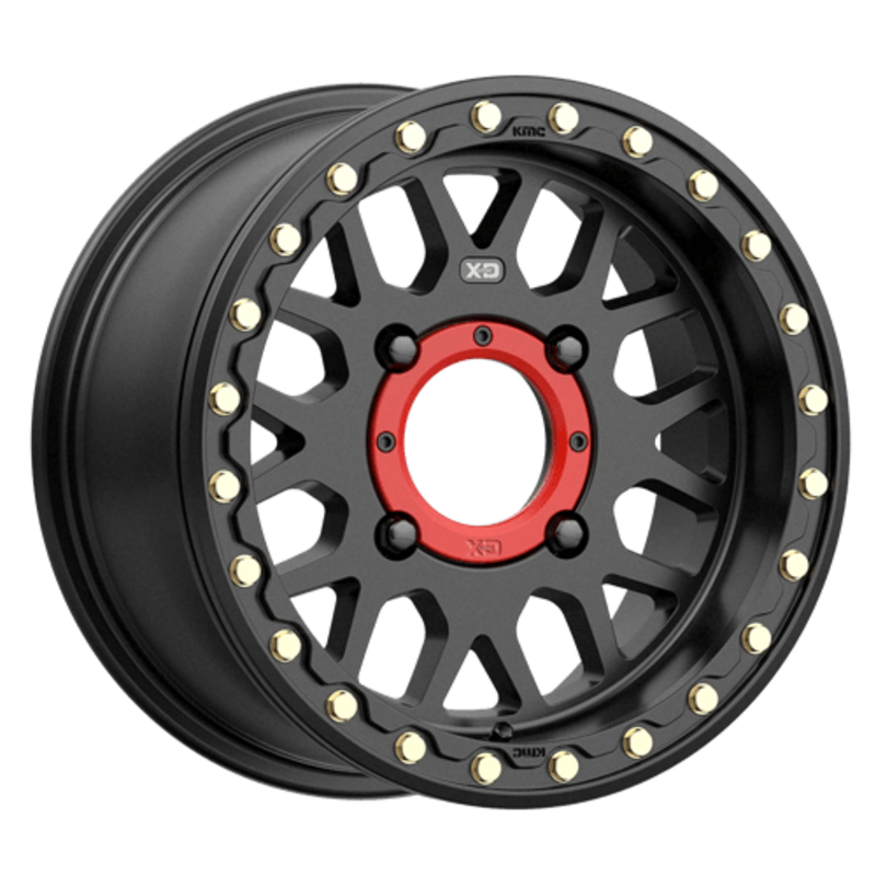 Llanta XD Powersports XS235 Grenade Beadlock 15x6" 4x137 ET38 Satin Black