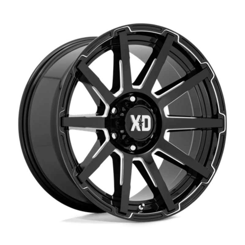 Llanta XD XD847 Outbreak 20x10" 6x139.7 ET12 Gloss Black Milled