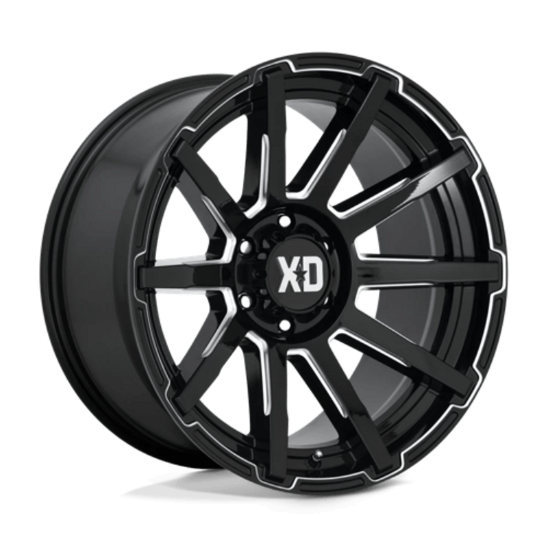 Llanta XD XD847 Outbreak 20x9" 8x165.1 ET0 Gloss Black Milled
