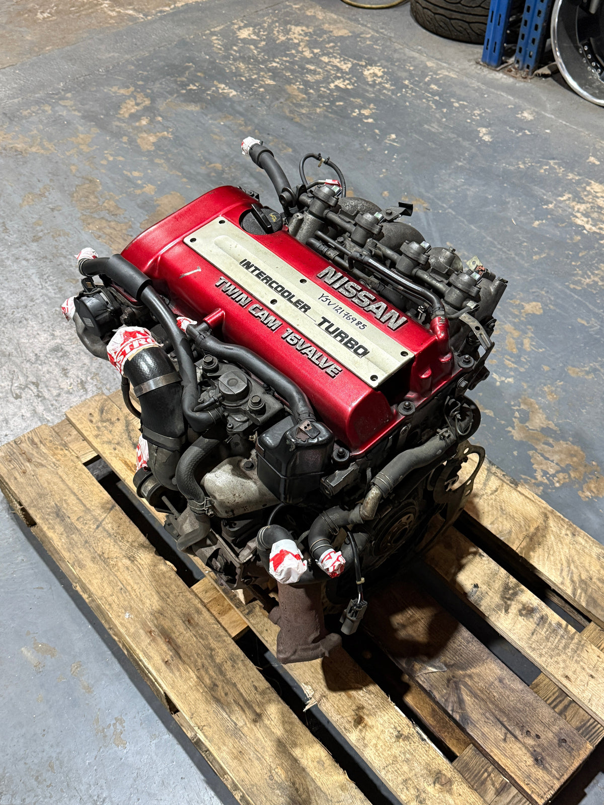 Motor Nissan SR20DET Redtop sin VVT de Silvia / 180SX S13