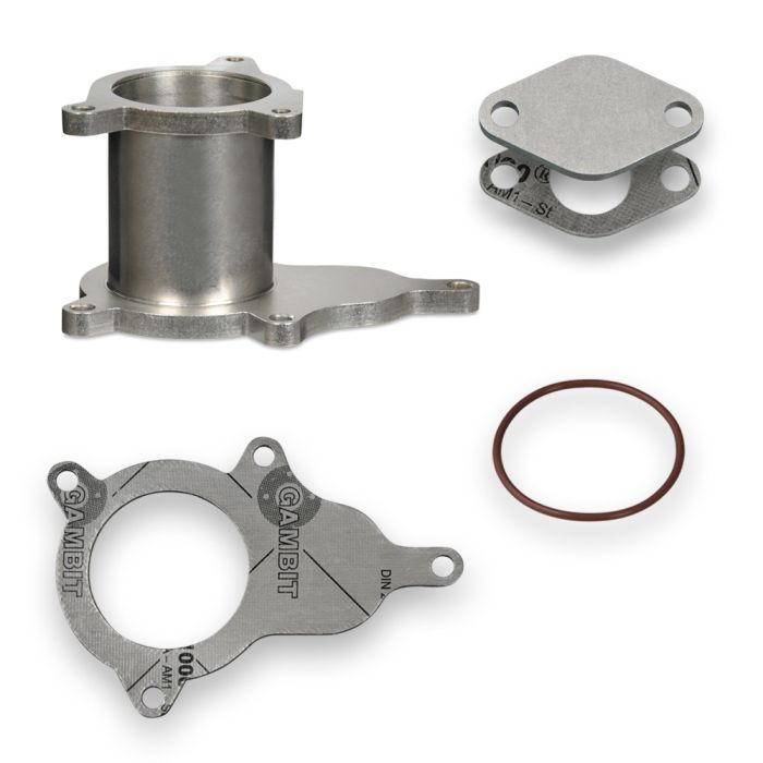 EGR valve delete kit with blanking plate for Audi A4 and A6 with 2.0 TDI BVA, BVF, BVG and BLB engines.