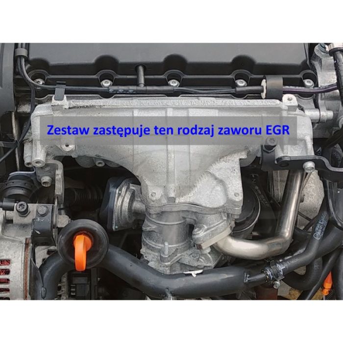 EGR valve delete kit with blanking plate for Audi A4 and A6 with 2.0 TDI BVA, BVF, BVG and BLB engines.