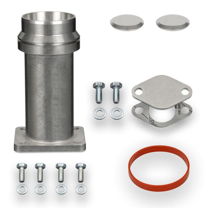EGR Delete Kit with Blanking Plate for BMW E90, E92, and E60 with 2.0, 2.5, and 3.0 D engines.