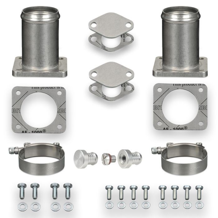 EGR Valve Delete Kit for BMW E38 E65 with M67 4.0 liter diesel engines.