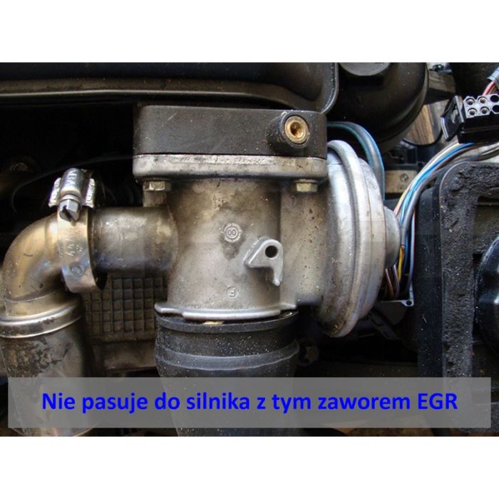 EGR valve delete kit with blanking plate for BMW with 2.0, 2.5, 3.0 D M47N2 and M57N2 engines.