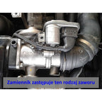 EGR valve delete kit with blanking plate for BMW with 2.0, 2.5, 3.0 D M47N2 and M57N2 engines.