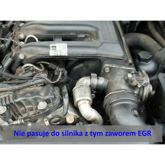 EGR valve delete kit with blanking plate for BMW with 2.0, 2.5, 3.0 D M47N2 and M57N2 engines.