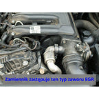 EGR valve removal kit with blanking plate for BMW with 3.0 D M57N engines