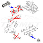 Kit de eliminación de EGR con placa ciega de bypass para VW Touareg Crafter con motores R5 2.5 TDI